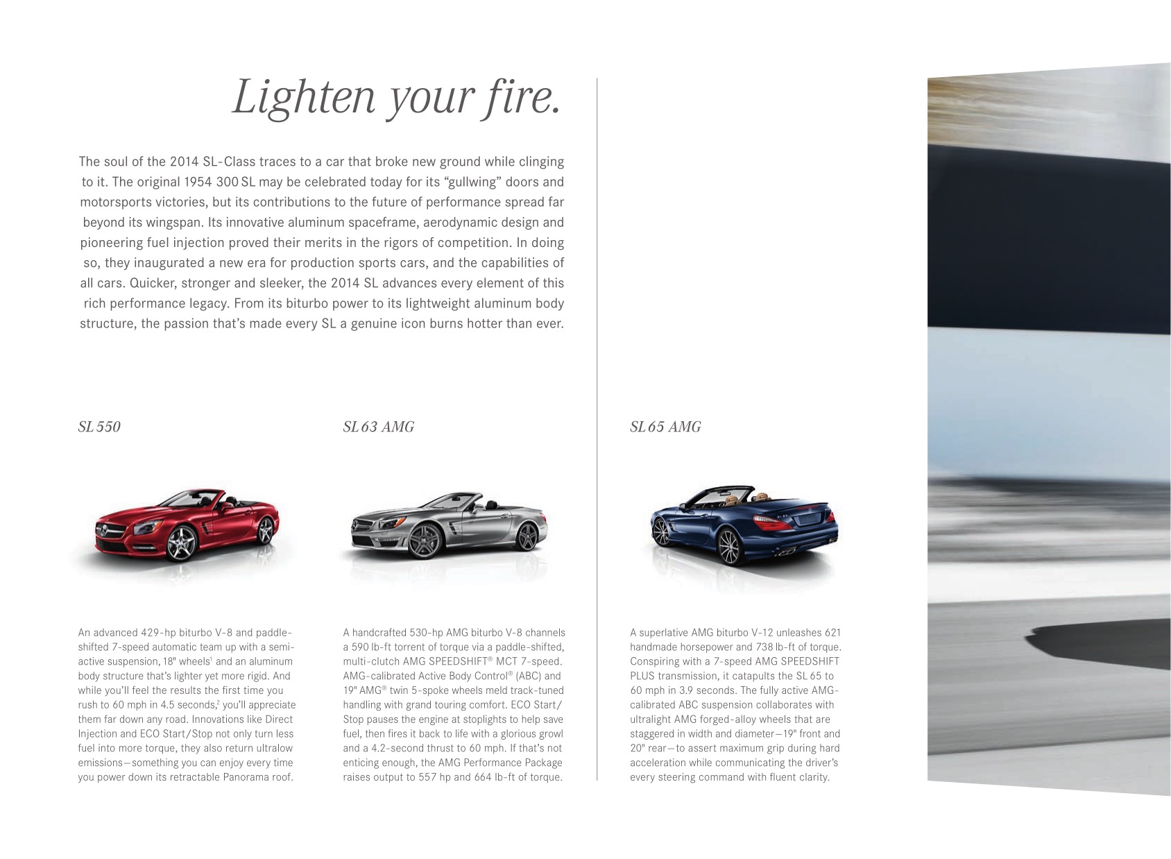 2014 Mercedes-Benz SL Brochure Page 18